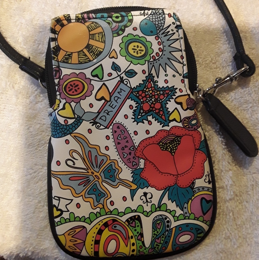 Womens cellphone purse wristlet